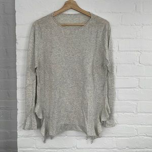 Long Sleeve Ruffled Shirt